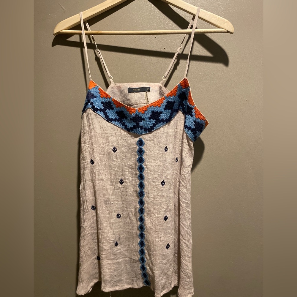 THML embroidered top NWT